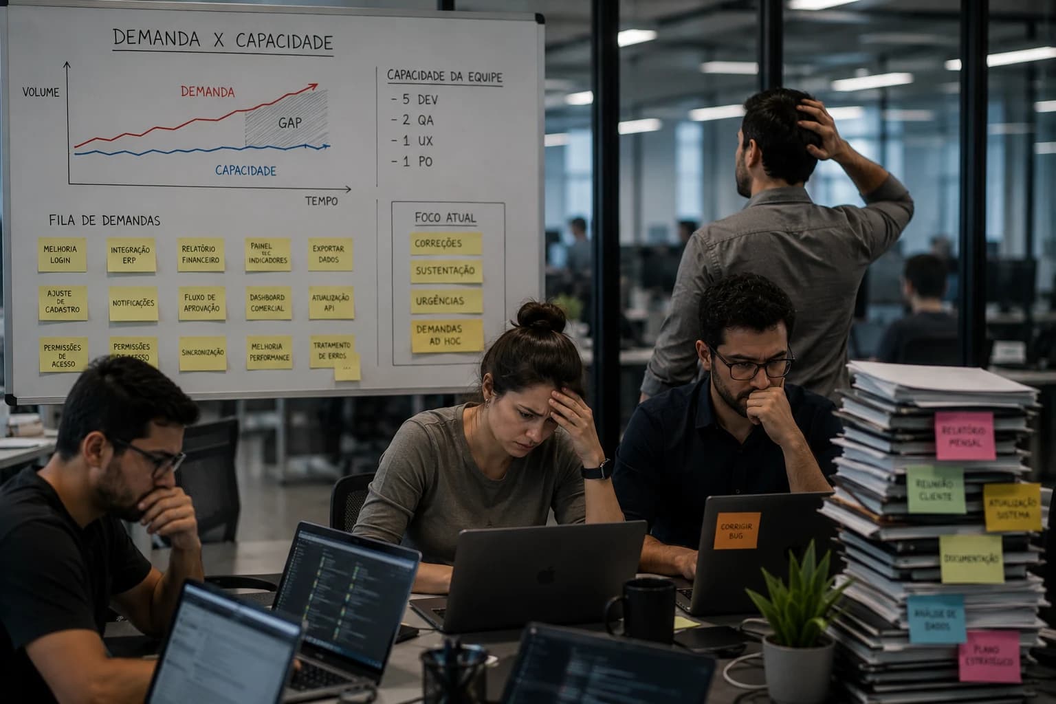 Demand grows faster than the capacity to deliver